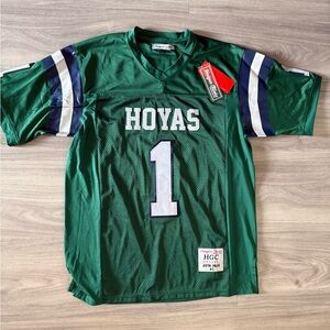 Justin Fields High school 
Hoyas Green Football Jersey